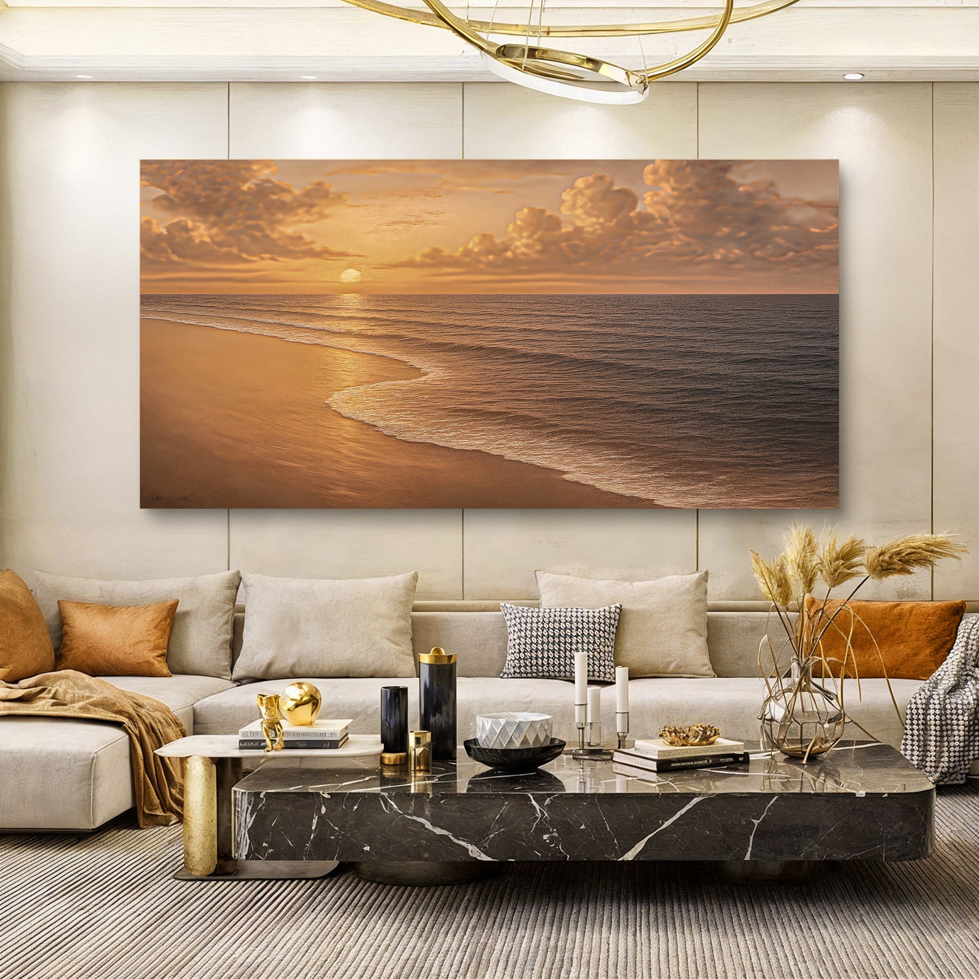 Beach Shoreline Coastal Wall Art VIII